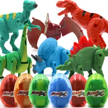 Simulação dinossauro brinquedo ovo conjunto para o menino figura de jogo ação animal transformar modelo jurássico parque dragão tiranossauro para crianças