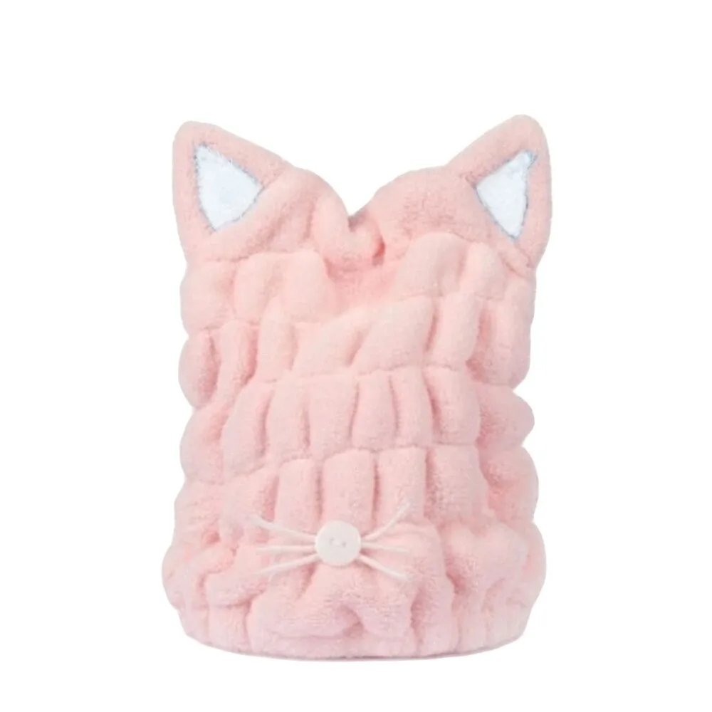 rapid drying hair towel Hair Turban Quickly Dry Hair Hat Wrapped Towel Bathing Cap serviette microfibre cheveux #4c09 (5)