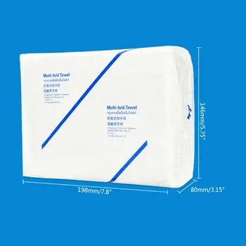 

250 Sheets Multifold Paper Folding Towels Paper Kitchen Toilet Facial Tissues K4UA