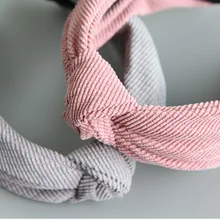 Namdaemun осенне-зимние новые стильные повязки для волос, детские вельветовые повязки для волос с большими ободками, серия для родителей и детей, детская резинка для волос