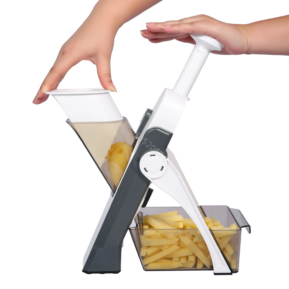 Kitchen Accessories Slicer Vegetable Slice Food Chopper Cutter Dicer Fruit French Fry Julinner kitchen onion slicer cooking | Дом и сад