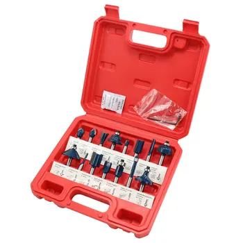 

Milling Cutter Router Bit Set, Woodworking Milling Cutters, 1/4''/8mm Shank Carbide Router Bit Cemented Carbide