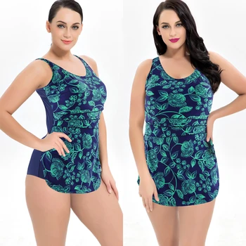

Sexy One Piece Swimsuit Women Plus Size Swimwear Dress Push Up Monokini Vintage Bathing Suit Female Beach Wear Swimming Suit 9XL