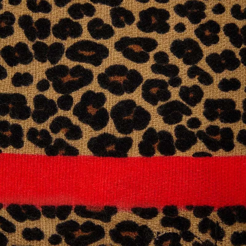 ZA новые красные леопардовые шарфы шарф из искусственного кашемира женский осенне-зимний модный мягкий теплый сексуальный шарф для девушек