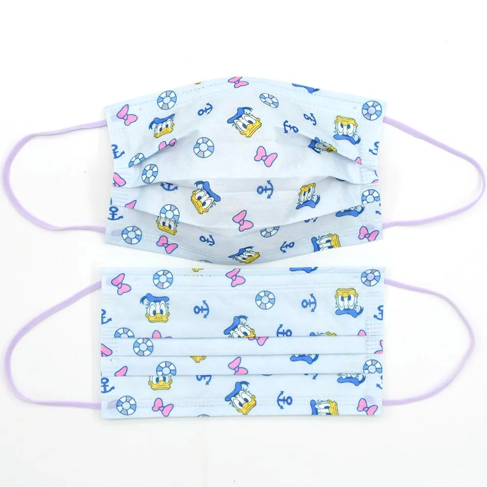 25/50/75/100Pcs Adult Donald Duck Disposable Mask Cute Cartoon Dust Protective Mask 3Ply Filter Kawaii Cosplay Face Shield Masks
