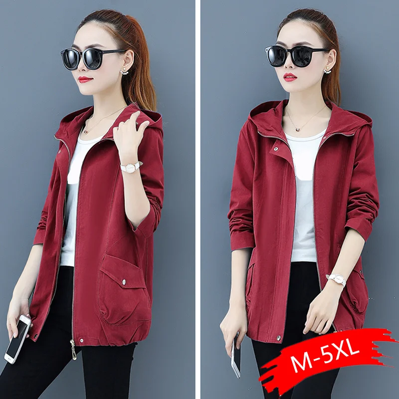 

Loose Jacket Cotton Spring And Autumn New Mother Short Small Coat Female Middle-aged Large Size Women's Jackets Clothes