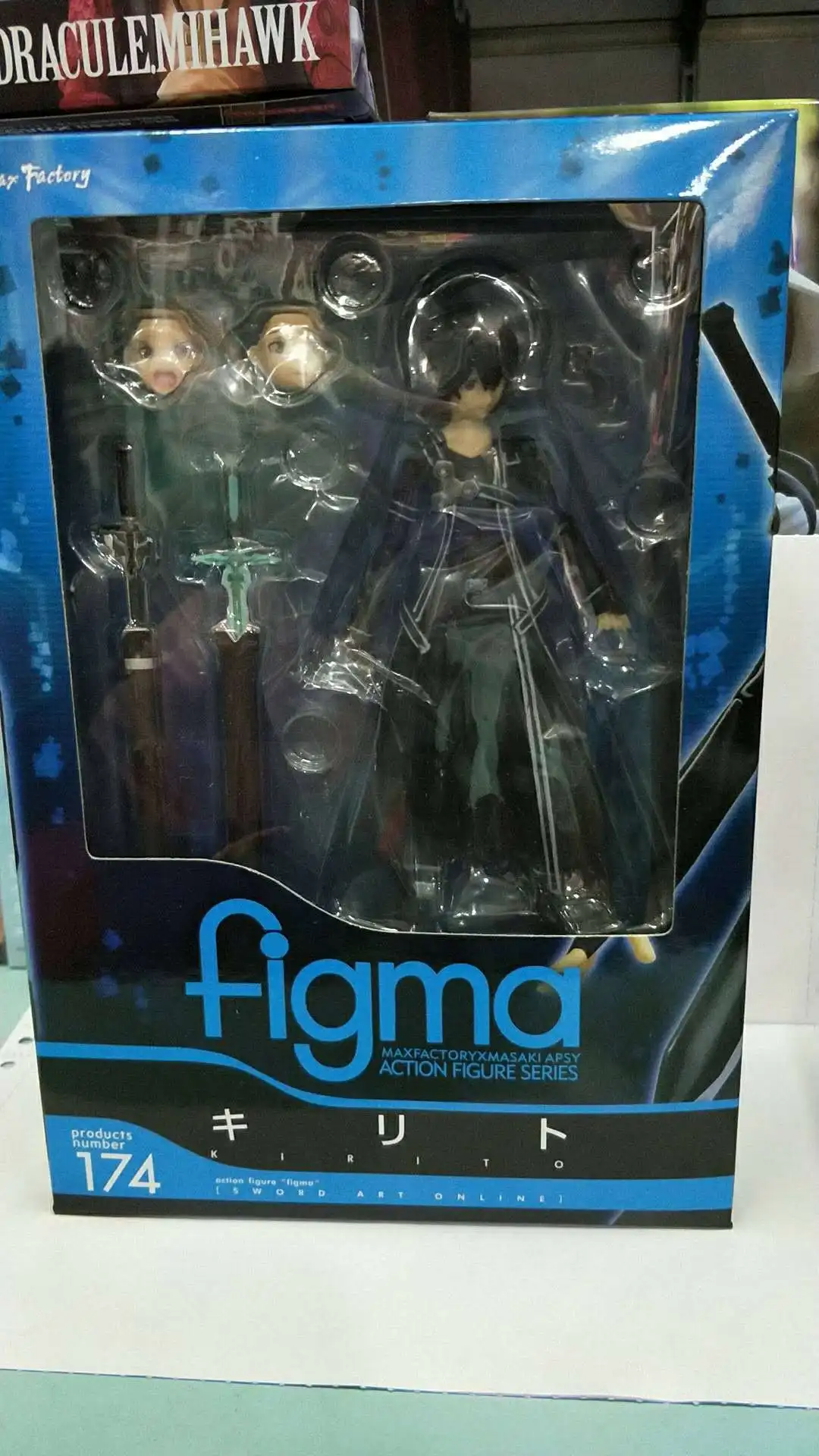Ollie аниме Sword Art онлайн Kazuto Figma 174# глина для трансплантации лица Мобильная коробка гаражный комплект украшения