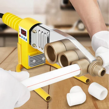

Newest 20mm 25mm 32mm Pipe Soldering Iron Plastic Welding PP/PPR/PB/PE Pipe Welding Machine Tube Electric Heating Hot Melt Tool