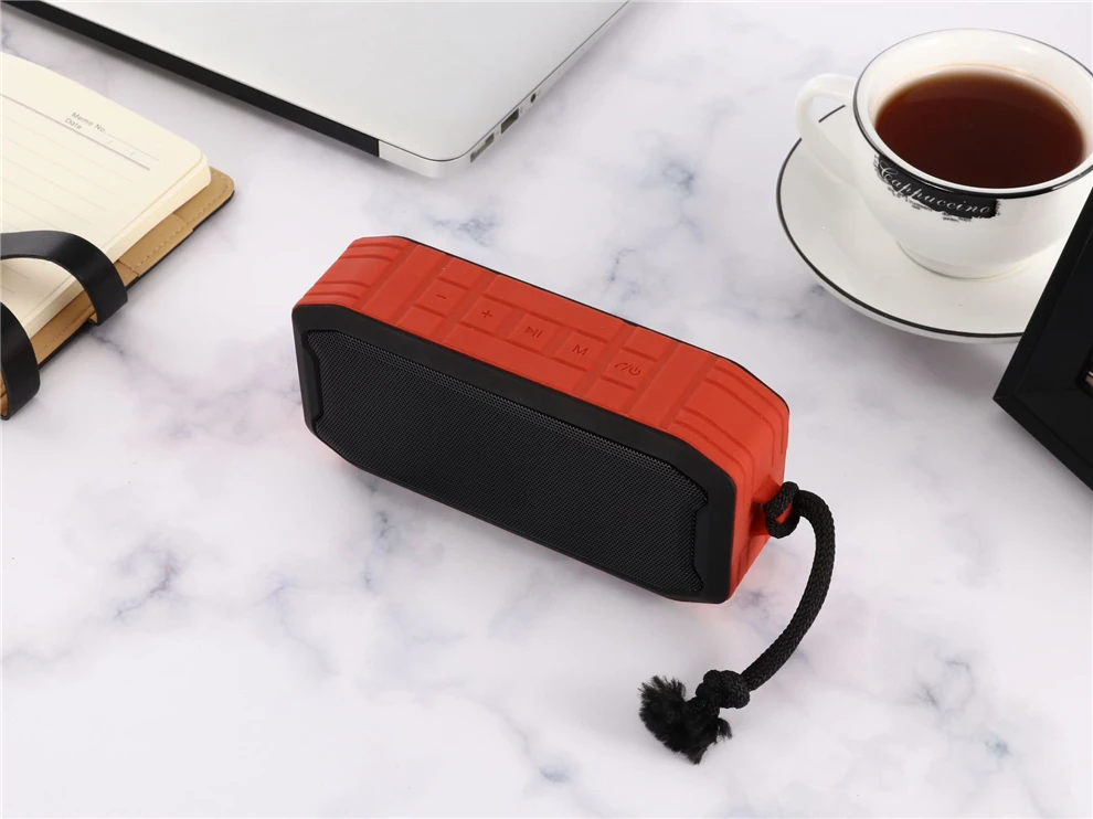 Alto-falante à Prova Água com Usb Cartão de Reprodução Esportes ao ar Livre sem Fio Bluetooth Dbluetooth Flash Drive tf Subwoofer Tws Loundpeakers 5.0 22 Alto-falantes externos