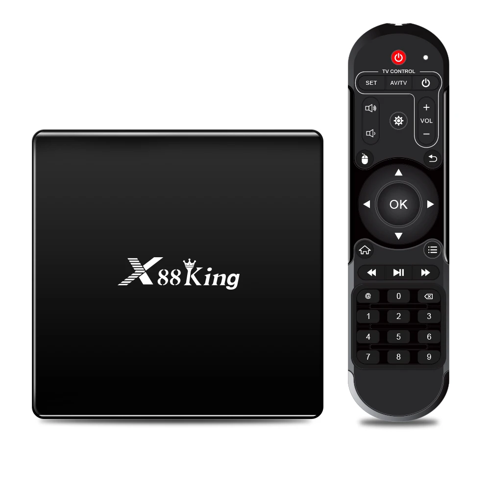 50 шт./лот X88 King Top tv Box 4 Гб DDR4 128 Гб rom Android 9,0 Amlogic S922x 1000M Dual-Wifi Bt 5,0