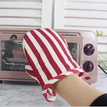 Утолщенные Прихватки для духовки, кухонные печи для выпечки, специальные термостойкие хлопковые перчатки для микроволновой печи