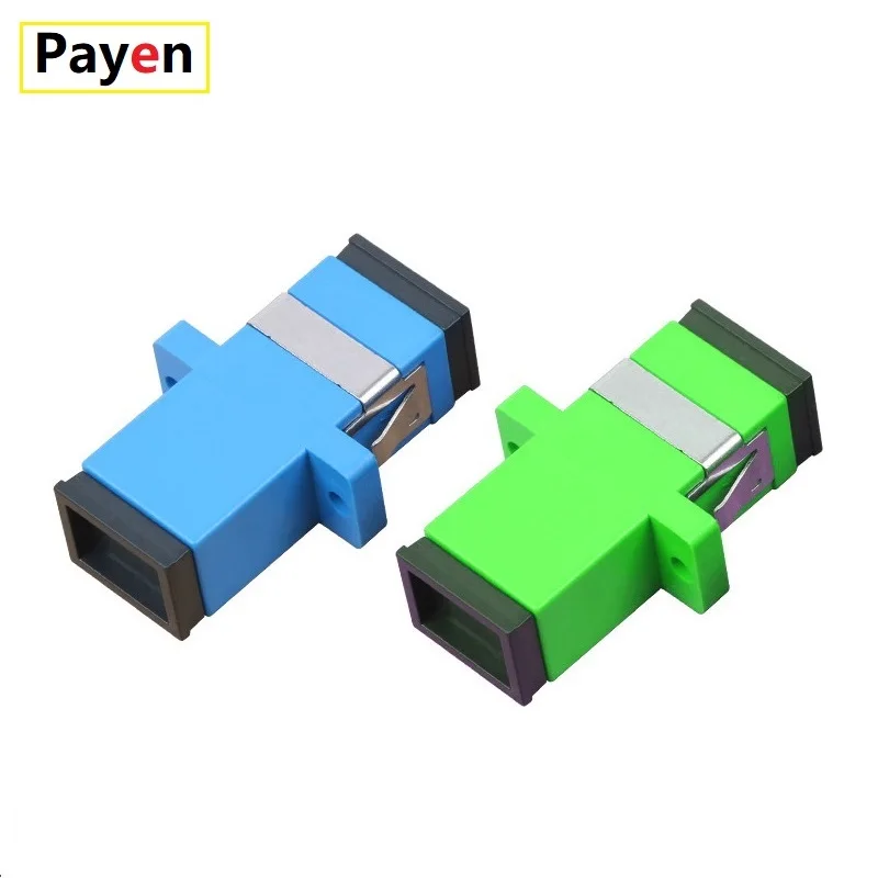 

PAYEN Free Shipping Wholesale 50-200 Pcs SC APC/UPC Fiber Optic Connector Adapter Flange Singlemode Simplex Coupler