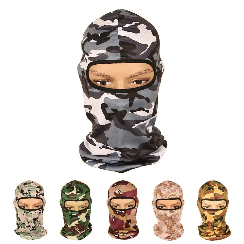 durable and practical Men Women Autumn Winter Outdoor Camouflage Face Mask Dustproof Cycling unisex Soft Fabric