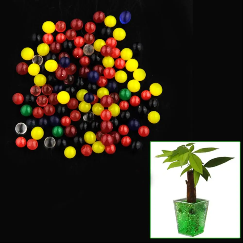 6000 pcs/lot Crystal Soil Water Beads Hydrogel Gel Polymer Seeds Flow Mud Grow Ball Beads Orbiz Growing Bulbs Children Toy Ball