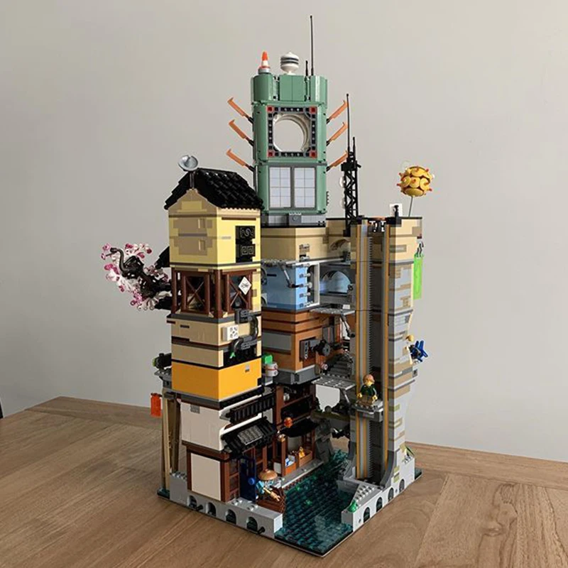 06066 Ninjago City Masters of Spinjitzu строительные блоки кирпичи игрушки Совместимые 70620 подарки на день рождения 4953 шт