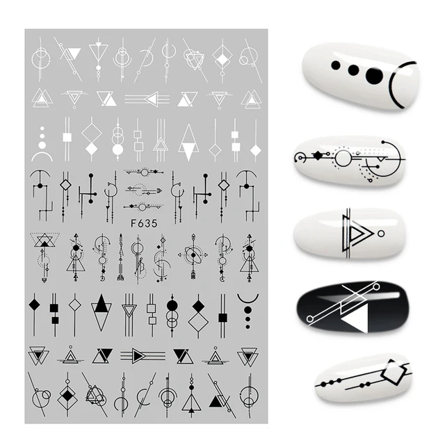 The New 3D Nail Sticker Cool English Letter stickers for nail Foil Love Heart Design Fashion Manicure Stickers A140226