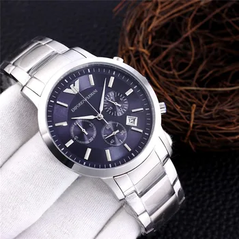 

Armani- Luxury Brand women quartz Watches men Watch Stainless Steel Strap wristwatch classic watch father gift 530 orders