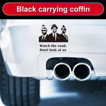 

Funny Stay At Home Or Dance With Us Car Styling Vinyl Decal Car Sticker COFFIN DANCE