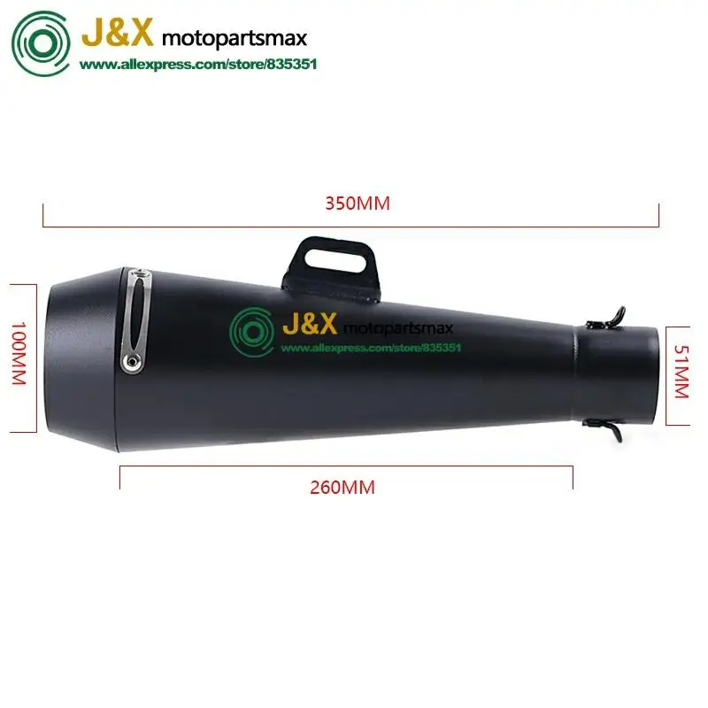 Полная выхлопная система мотоцикла Escape slip on для yamaha YZF R15 MT15 MT-15 2008- средняя труба глушителя DB-Killer