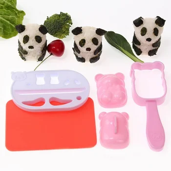 

Rice Ball Cartoon Mold Cute Animal Shaped Sushi DIY Rice ball Mould PP Light and Durable Kitchen Homemade Food Tool
