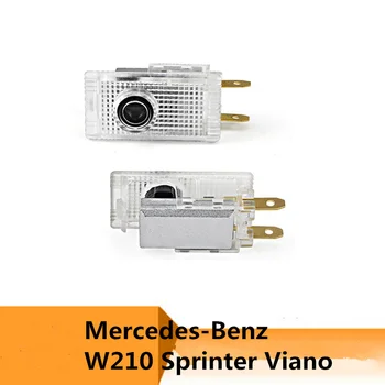 

auto bailunte LED Car Door Welcome Light for Mercedes Benz E W210 W639 Sprinter VIANO Logo Laser Projector Ghost Shadow Lights