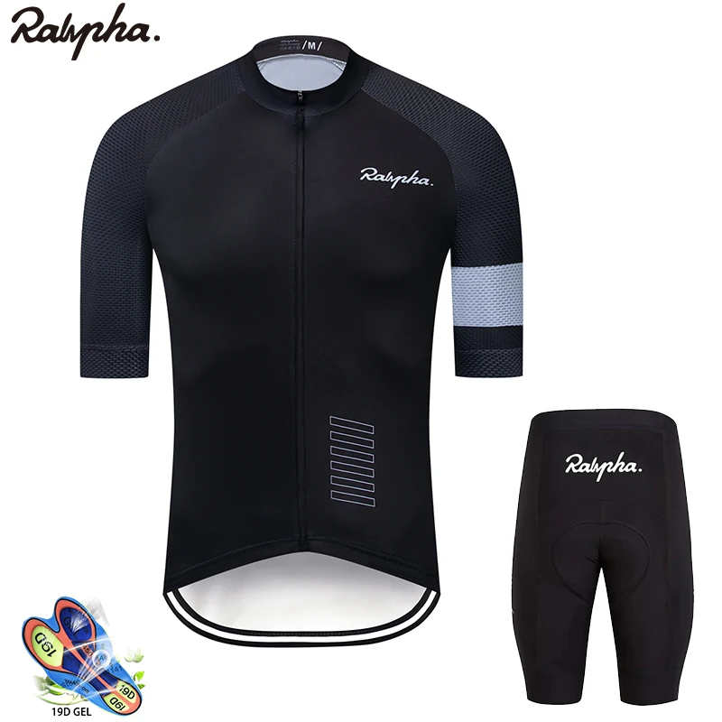 Raphaing Pro Team Велоспорт Джерси наборы одежда для велоспорта Ropa Ciclismo Hombre летняя гоночная велосипедная одежда велосипедная Униформа Новинка - Цвет: 7