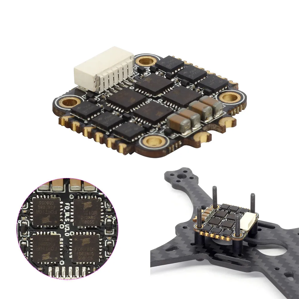 HGLRC 16x16 FD13A BL_S 2-4s 13A 4в1 ESC для FD413 стек для FPV гоночного дрона