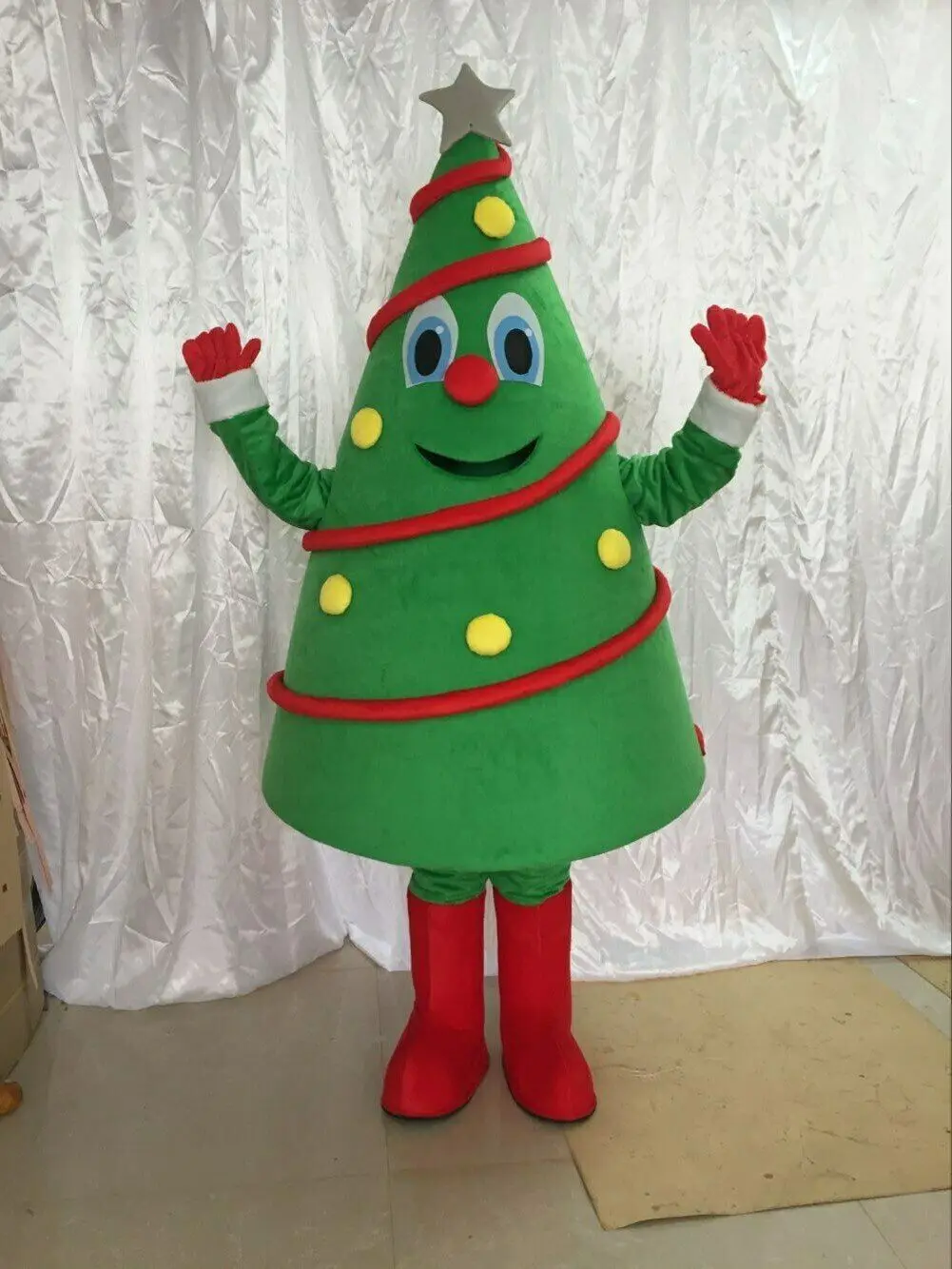 

Christmas Tree Mascot Costume Suits Cosplay Party Game Dress Outfits Advertising Carnival Halloween Xmas Easter Festival Adults