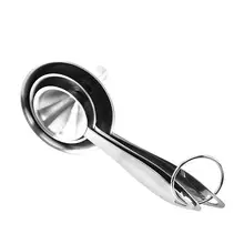 3 шт. кухонный аксессуар фильтр-посуда переносная Воронка Из Нержавеющей Стали маленькая жидкость для трансмиссии Воронка для эфирных масел