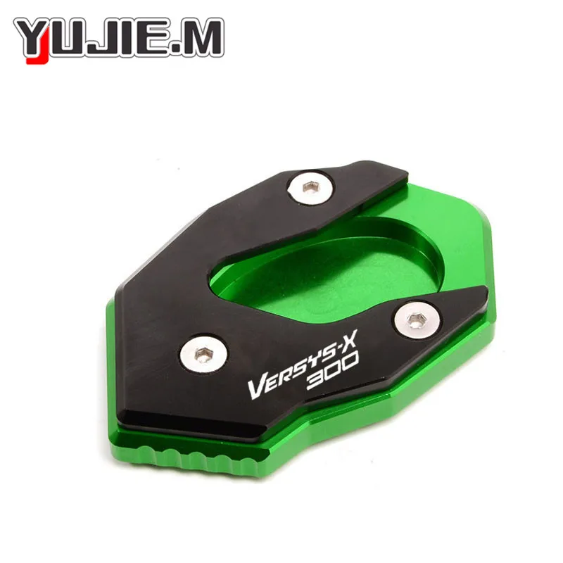 suporte do pé da motocicleta do kickstand apto para kawasaki versys suporte lateral ampliador