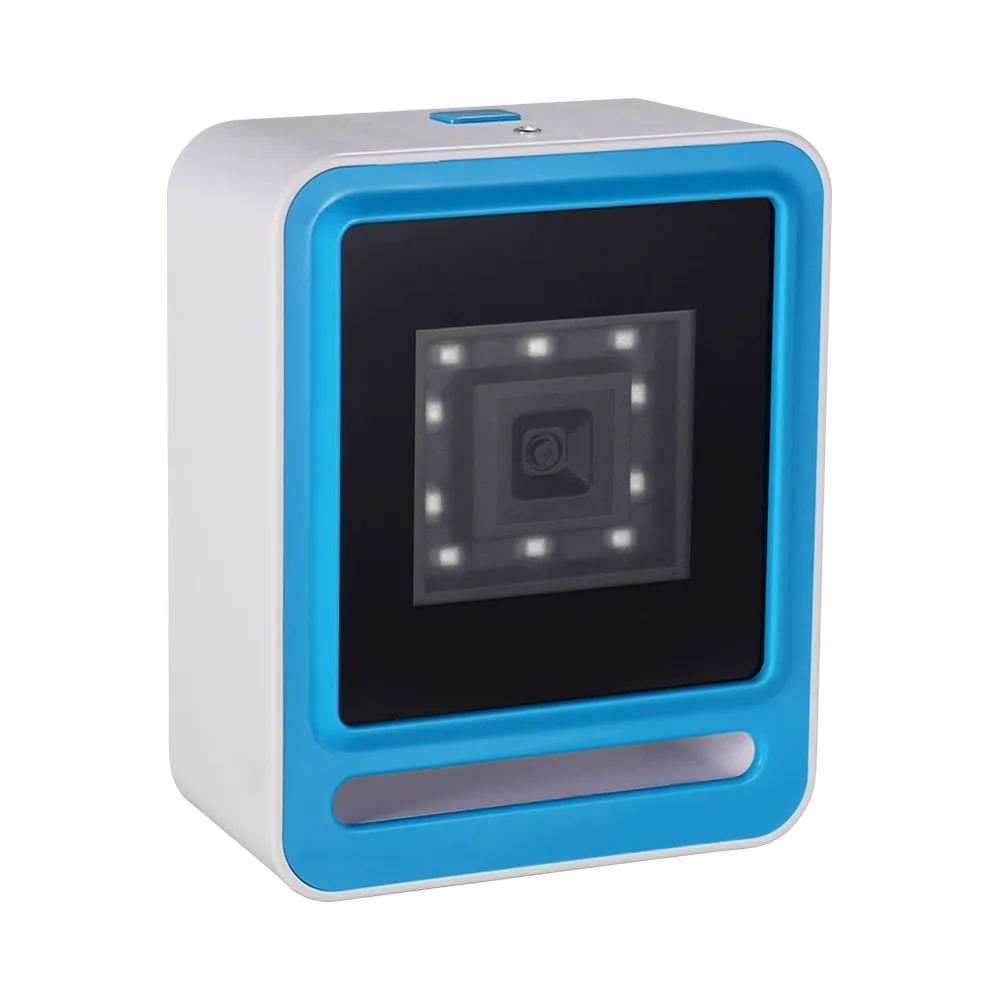Aibecy Hands-free USB проводной 1D 2D QR Barcoder сканер Настольный всенаправленный считыватель штрих-кода платформа с кнопкой триггера