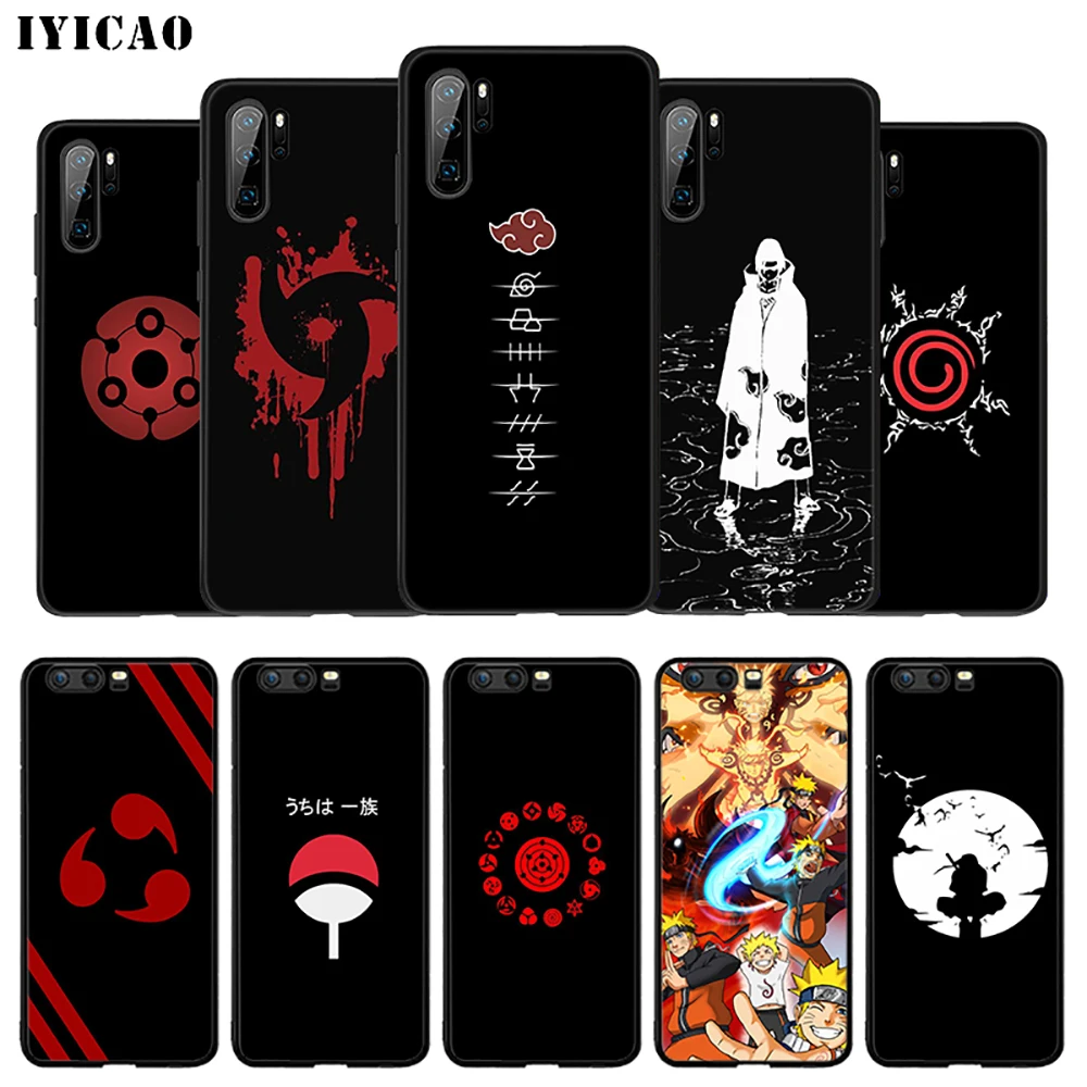 IYICAO Naruto Shippuden Logo Soft Case for Huawei P30 P20 P10 P9 P8 P Smart Z Plus 2019 Lite Pro 2018 2017 2016 TPU |