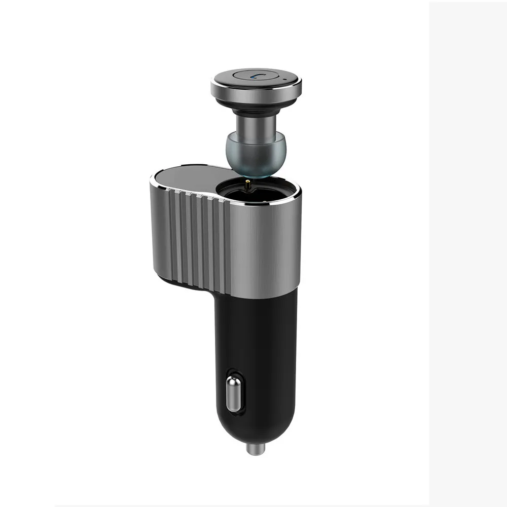 Mosunx Bluetooth V4.1 Беспроводная Автомобильная деловая гарнитура с двойным usb-портом Встроенный микрофон технология шумоподавления гарнитура