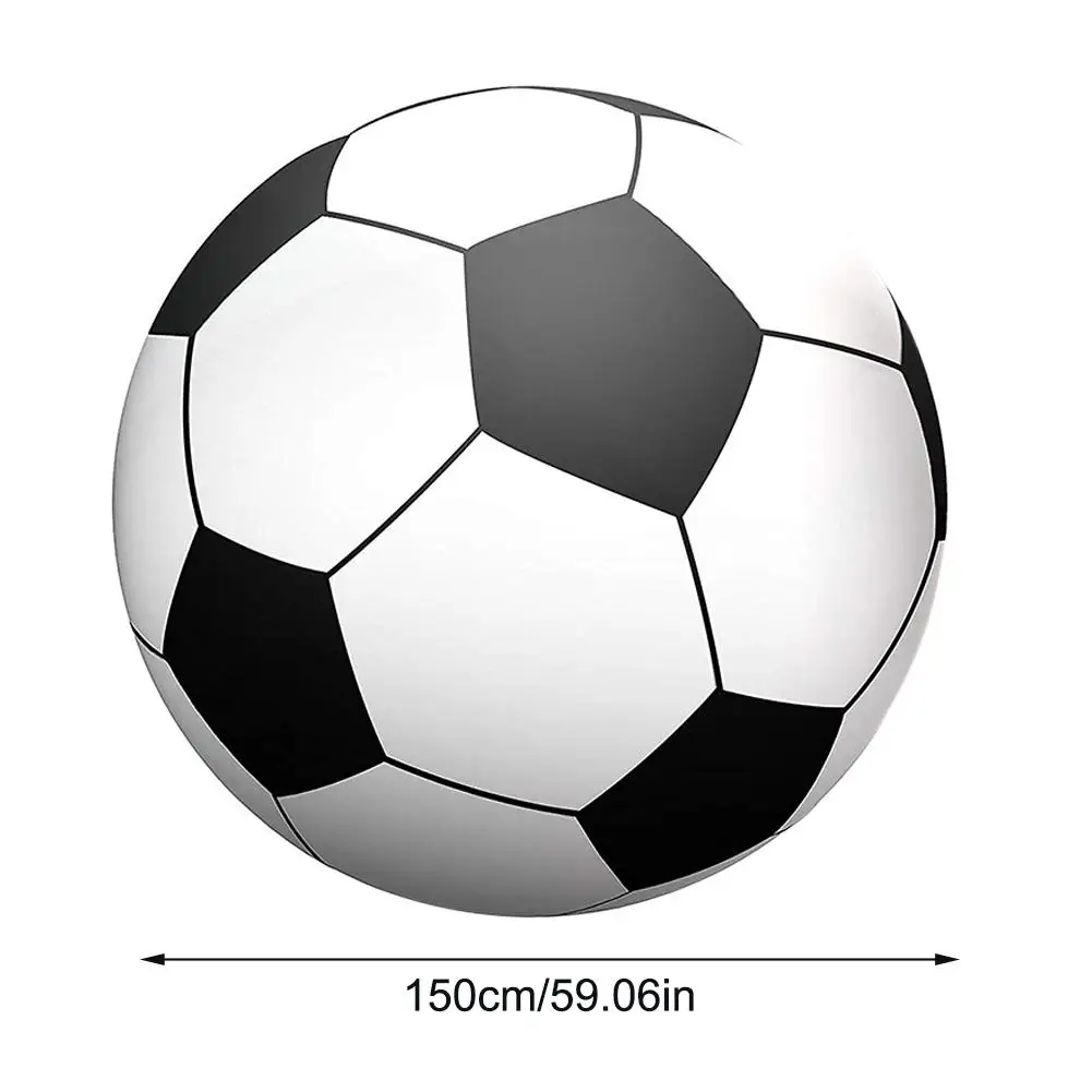 100 см/150 см гигантская надувная вода Soccerball очень большой утолщенный пляжный мяч бассейн игрушка гигантский пляжный игрушечный мяч для детей