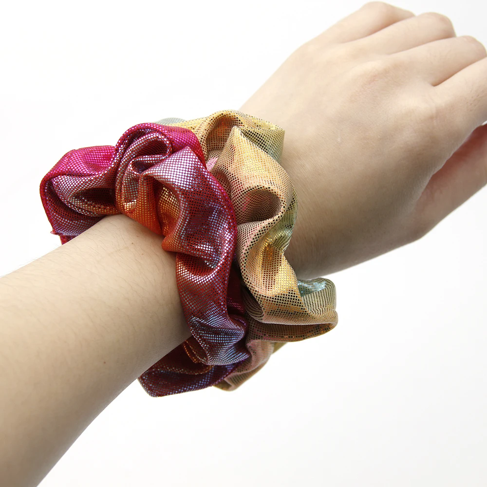 Новая(16 шт./компл.) Радуга Scrunchies головной канат резинки для волос прическа повязки для детей девочек Для женщин аксессуары для волос, 1Yc9014
