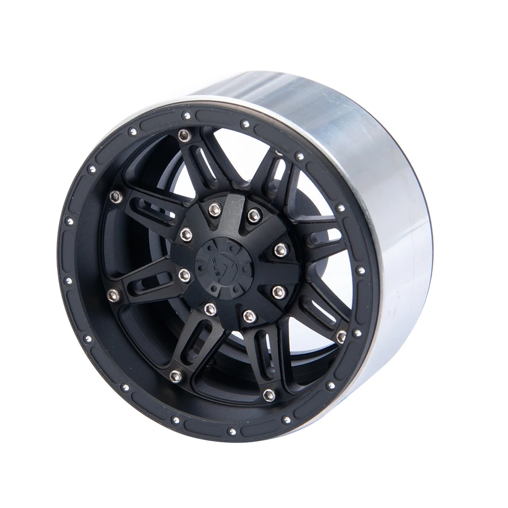 YEAHRUN 4 шт. 1/10 RC алюминиевый 2," обод для колеса Beadlock 30 мм ширина для осевого Рейфа гусеничного