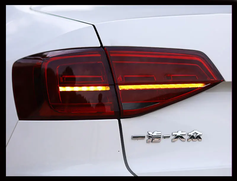 Автомобильный Стайлинг для VW Jetta задний светильник Jetta MK7 задний светильник s- светодиодный задний светильник задний фонарь DRL+ тормоз+ парковочный стоп-сигнал