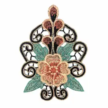 

China jixiang ruyi embroidery patch 1 pcs high quality design for DIY clothes, t-shirts, pants