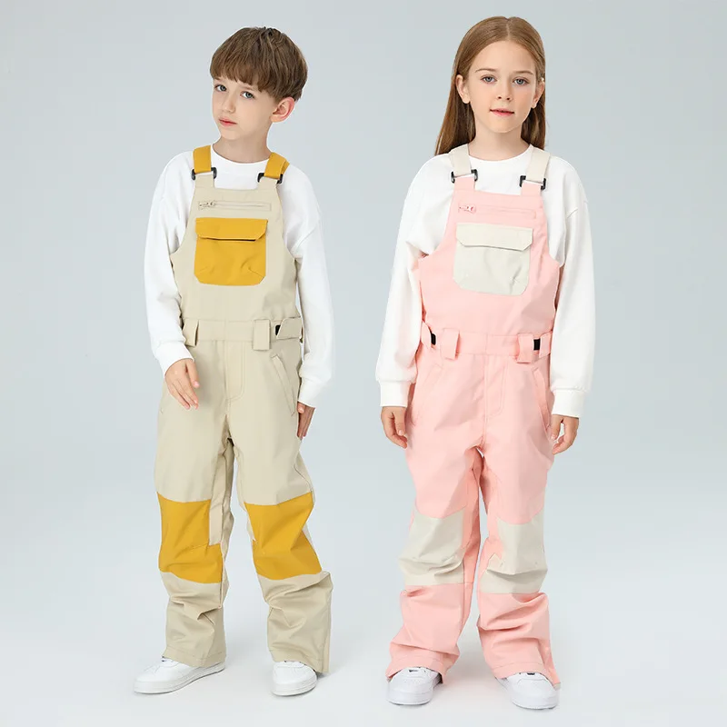 New Children Ski Bibs Snowboarding 
