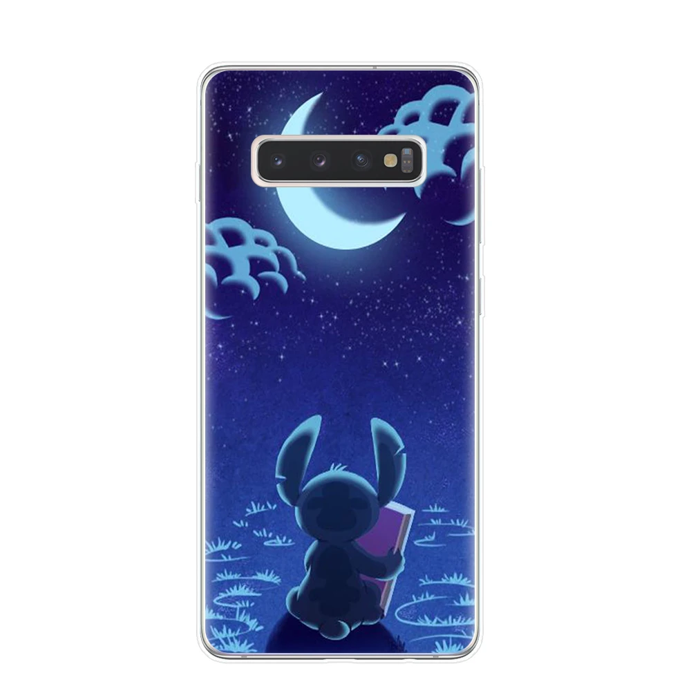 T7611 Мягкий чехол для телефона из ТПУ для samsung S6 S7 Edge S8 S9 S10 Plus Lite S10E 5G Note 8 9 10 Pro милый чехол с мультяшным стежком - Цвет: T7611