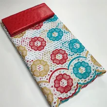 

Bazin Riche Fabric Perfume Damask Material Embroidered 2021 Holes Cotton Fabric Dubai Swiss Voile Lace In Switzerland S837