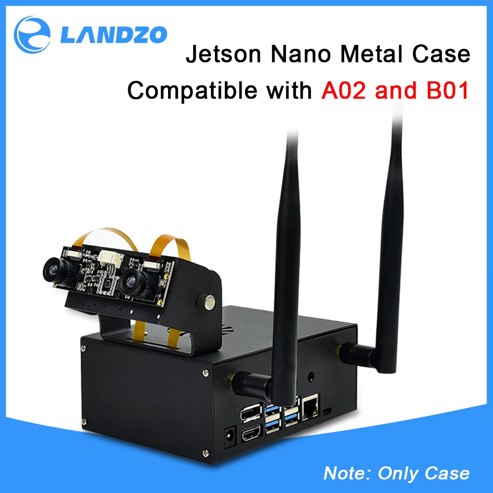 Чехол jetson nano для Jetson Nano с охлаждающим вентилятором металлический чехол включает