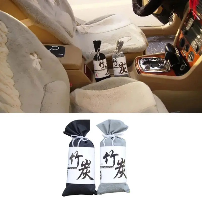 P82C Car Home Air Freshener Odor Absorber Activated Carbon Bamboo Charcoal Bag