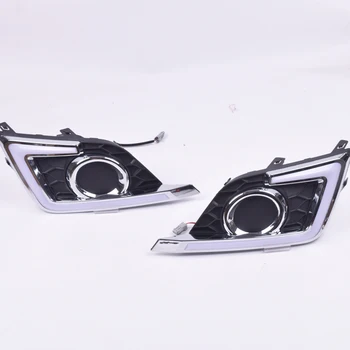 

Waterproof For Nissan Sentra sylphy 2016 ~2018 LED Daytime Running Light12V DRL Fog Lamp Decoration