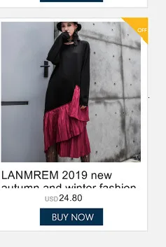 LANMREM новая осенне-зимняя модная женская одежда с капюшоном, полосатые чернила, с принтом, рукава летучая мышь, платье с молнией WJ31908
