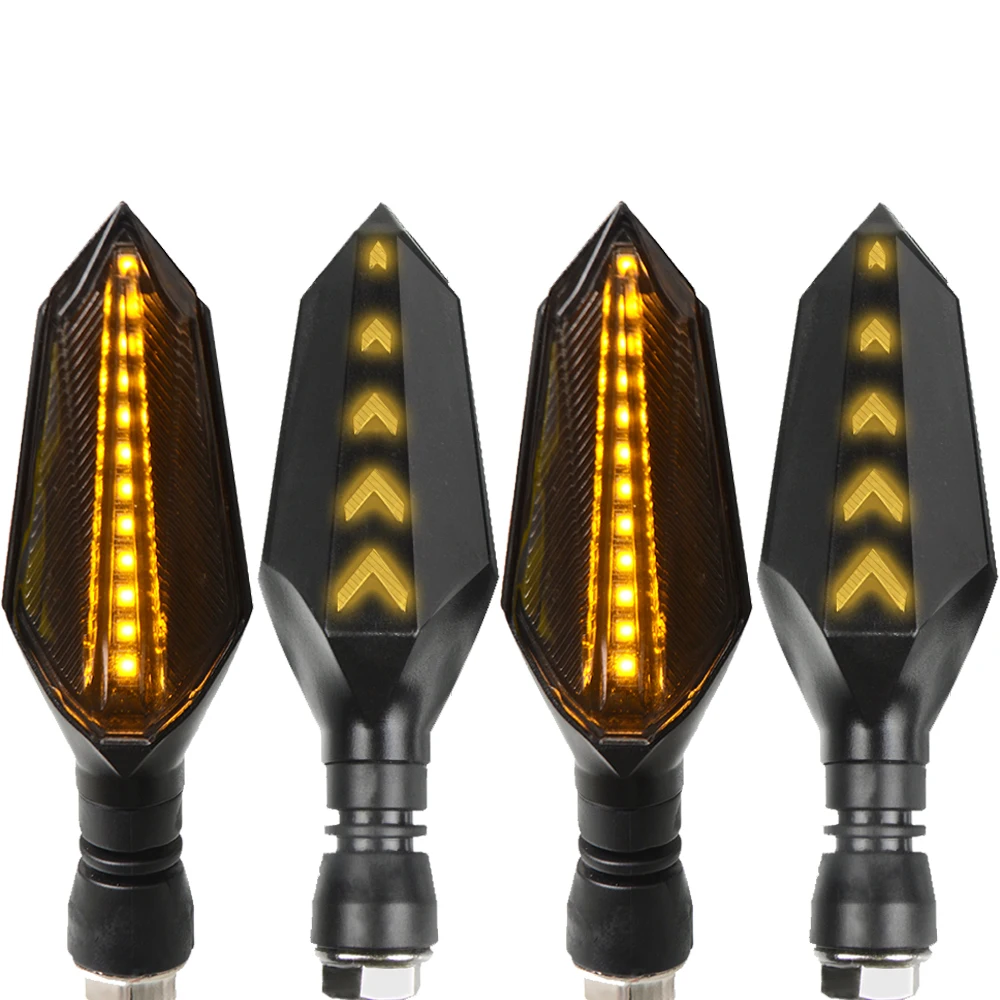 Motorcycle Turn Signal Lights Blinker Amber Signal Lamp for Yamaha MT09 FZ09 MT07 FZ07 MT10 MT03 MT01 MT125 MT25 XSR900 XSR700 - Цвет: 2 pair yellow yellow