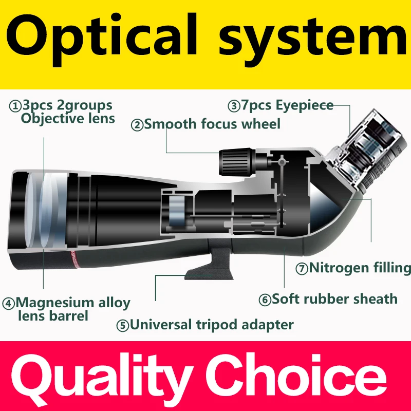 SAGA Monocular Teleskop Spotting Scope Hunting Telescope Telescopio Mobile Phone Para Celular Camping Equip