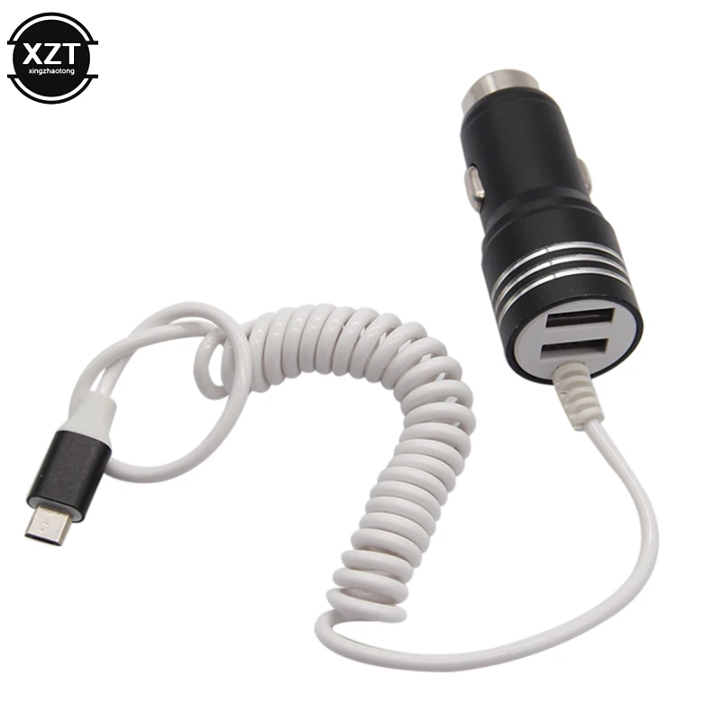 5V 2.4A двойной USB быстрая зарядка автомобильное зарядное устройство адаптер Micro