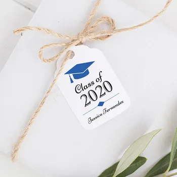 

Custom any text printing Graduation favor tags, personalize Class Graduation party tags , Gift Tags for graduation party decor