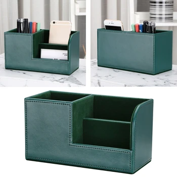 

Multi-function Desk Stationery Organizer Pen Pencil Holder Business Cards Stand